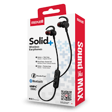 IN-EAR MAXELL BT100 BT SOLID TOKYO BLK 347777;Dispon?vel;10 733
